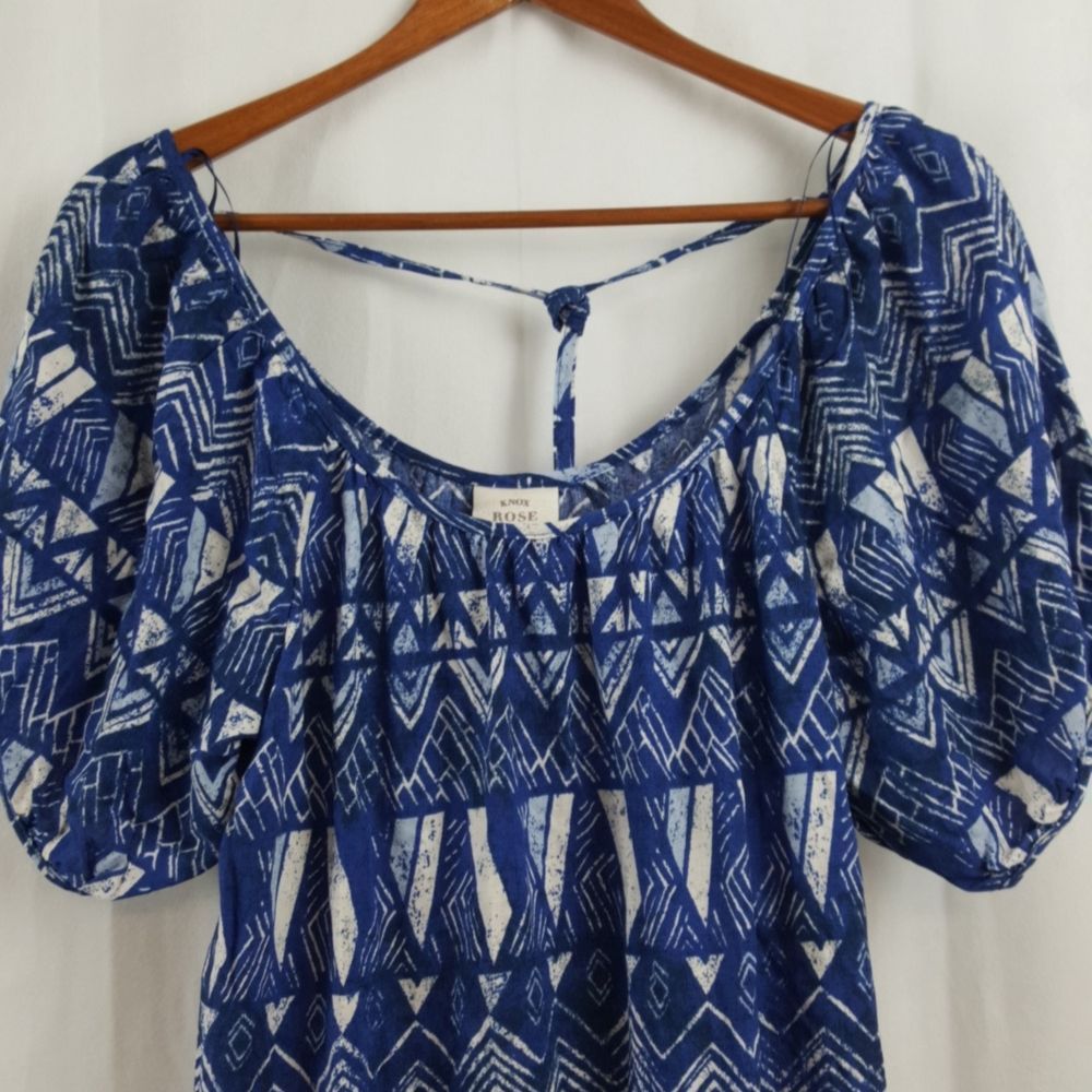 Knox Rose Tiered Boho Dress NWT XS - Picture 3 of 11